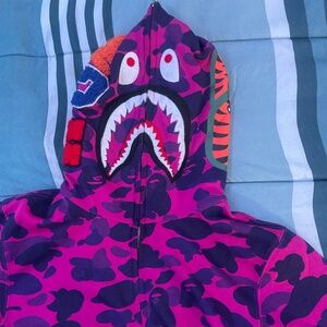 Bathing Ape hoodie Purple Size M in Men